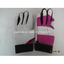 Handschuh-Mechanic Handschuh-Leder Handschuh-Leder Arbeitshandschuh-Handgeschützte Kuh Leder Handschuh